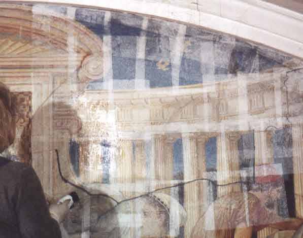 Lunette being prepared for cutting back